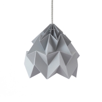 Petite suspension Origami Moth Grise